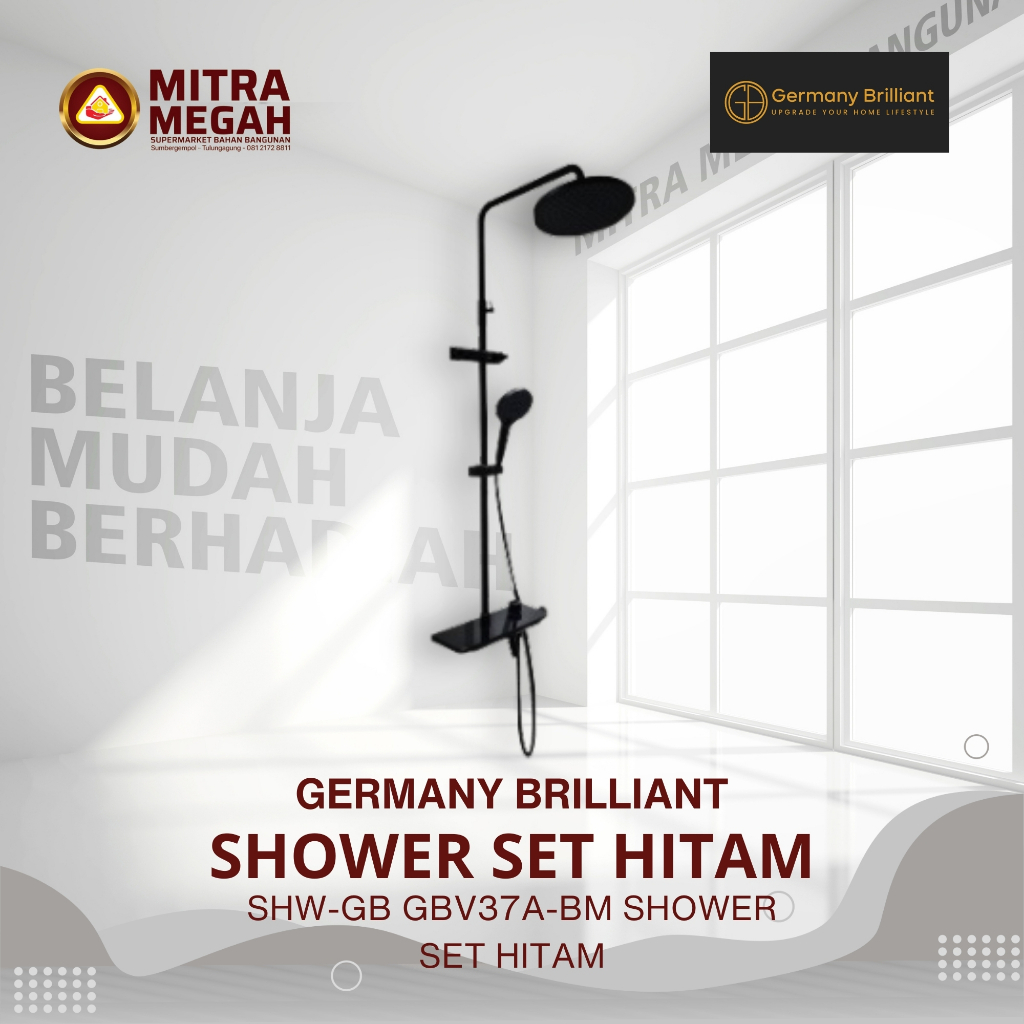 SHW-GB GBV37A-BM SHOWER SET HITAMSHW-GB GBV37A-BM SHOWER SET HITAM