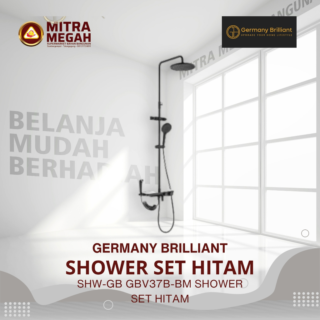 SHW-GB GBV37BBM SHOWER SET HITAM