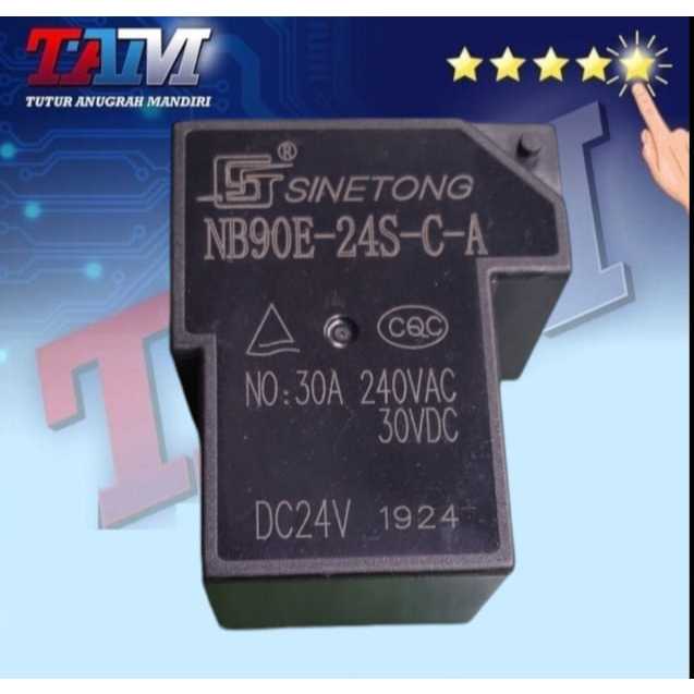 RELAY SINETONG/ 24V / 30A KHUSUS MESIN LAS DAN INDUSTRI