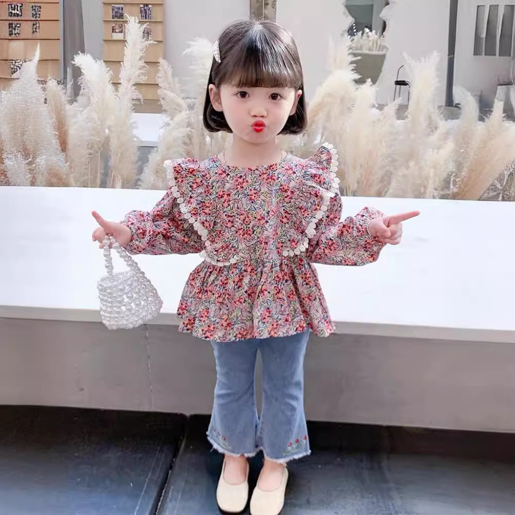 QIANA’S ROOM • ANCORE LALA Set Korea Bunga Merah