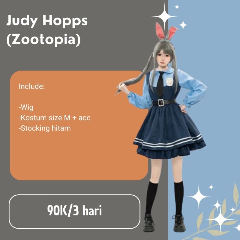 Rental Cosplay Judy Hopps (Zootopia) HazukiRen Rentcos
