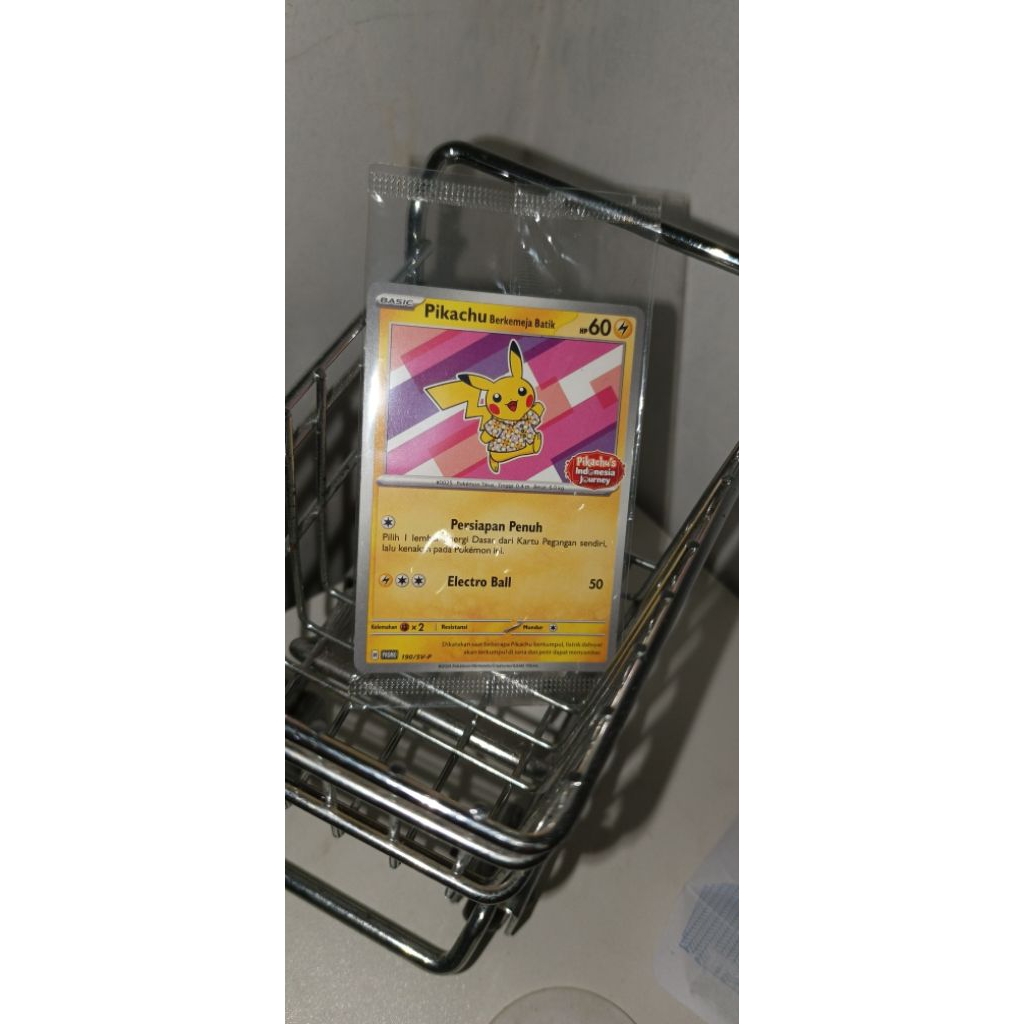 Kartu Pokemon Pikachu Batik