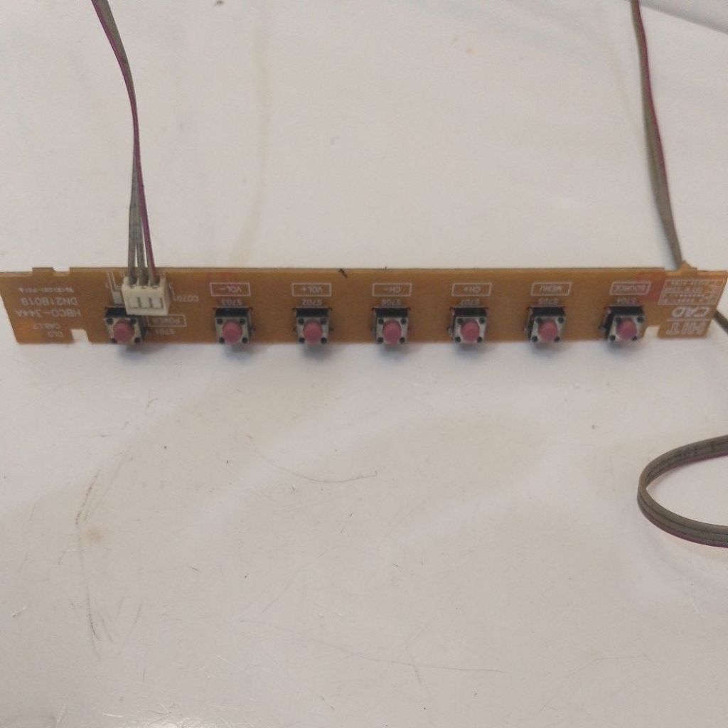 Modul Tombol COPOTAN NORMAL Tv 32" Polytron PLD32T710 (Keyboard Control Board) atau Switch Panel unt