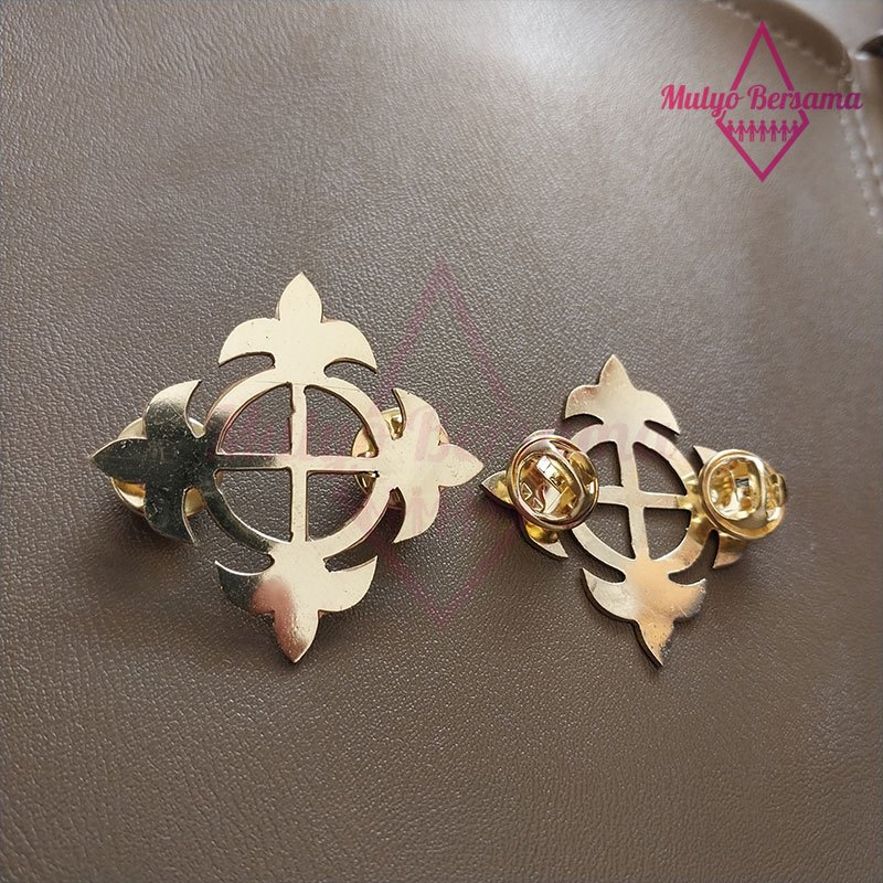 Pin Galuh Cakra Rahayu Kencana Ciamis Pin Bros Bahan Logam - Mulyo Bersama