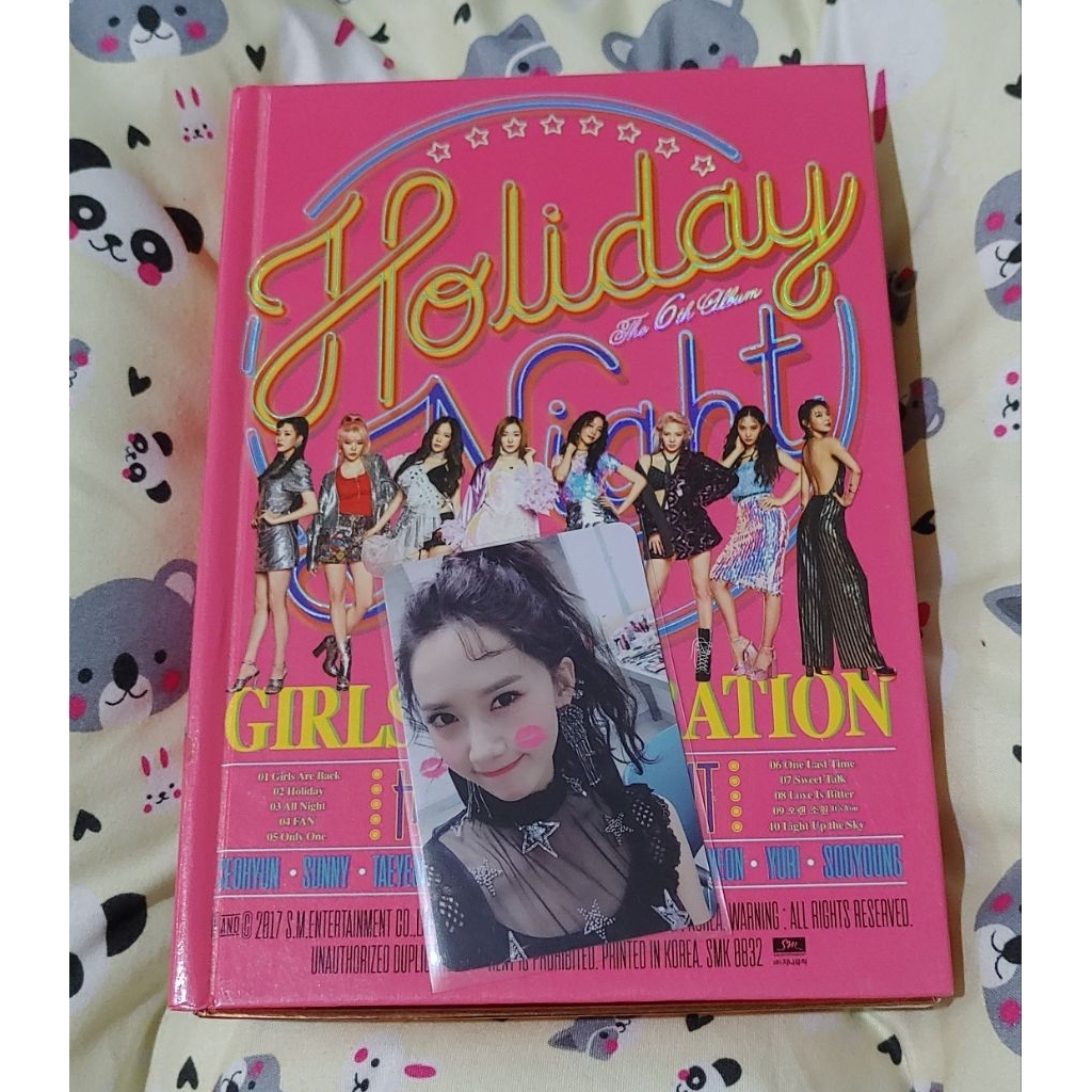 [READY STOCK] ORIGINAL SNSD GIRLS' GENERATION ALBUM HOLIDAY NIGHT (HOLIDAY VER.) WITH PHOTOCARD IN G