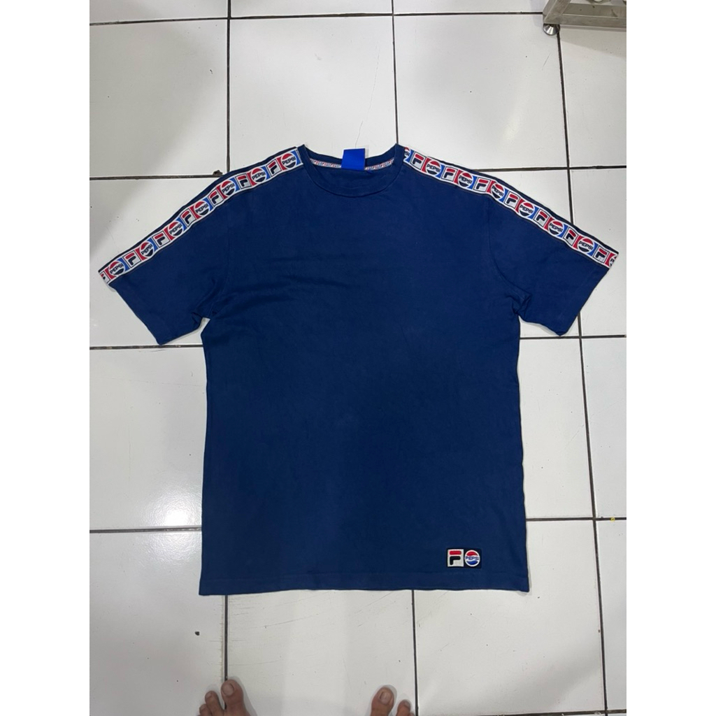 Fila x Pepsi Official tag Tapped Cotton Tshirt