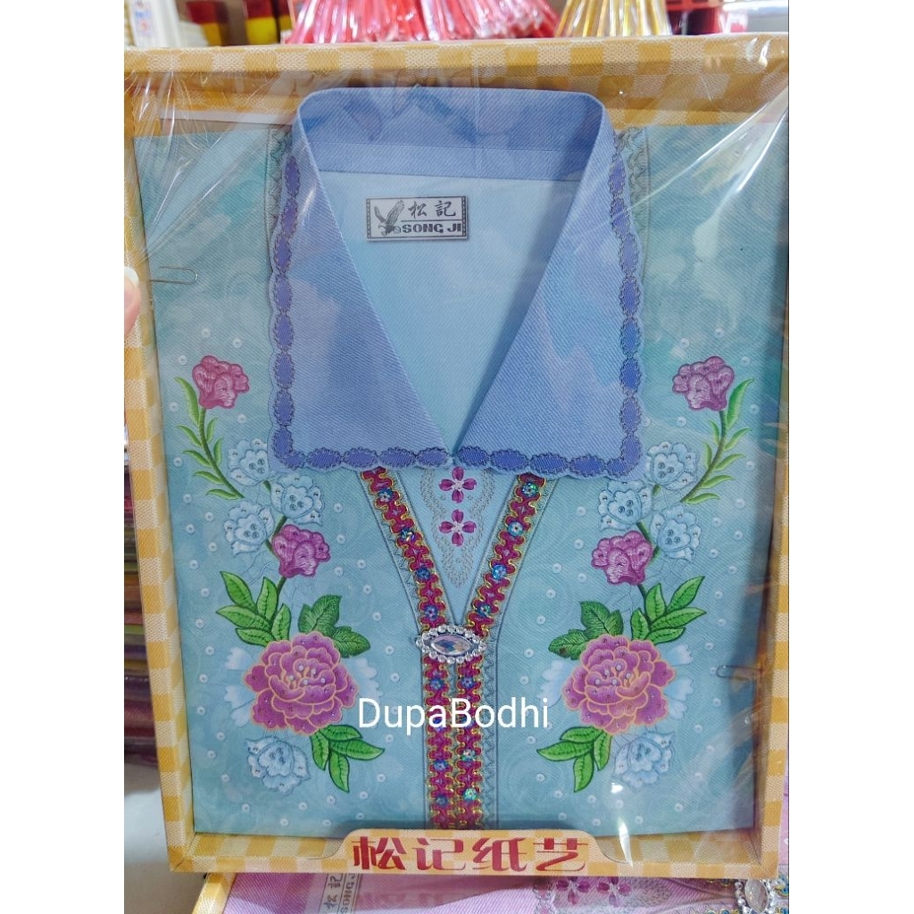 baju wanita new model butik model baru import kertas ceng beng / kertas sembahyang chengbeng / baju 