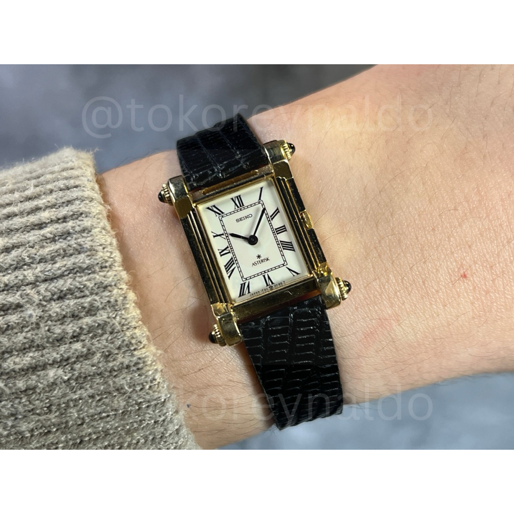 JAM TANGAN VINTAGE 1980's SEIKO ASTERISK LATE COLLABORATION DESIGN BY JAPANESE DESIGNER YUKISABURO W