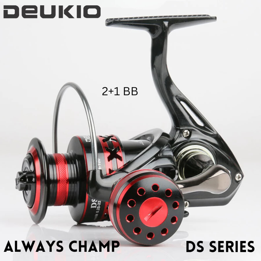 Reel Spinning Metal Premium Tangguh DEUKIO DS Seri 2000 - 7000