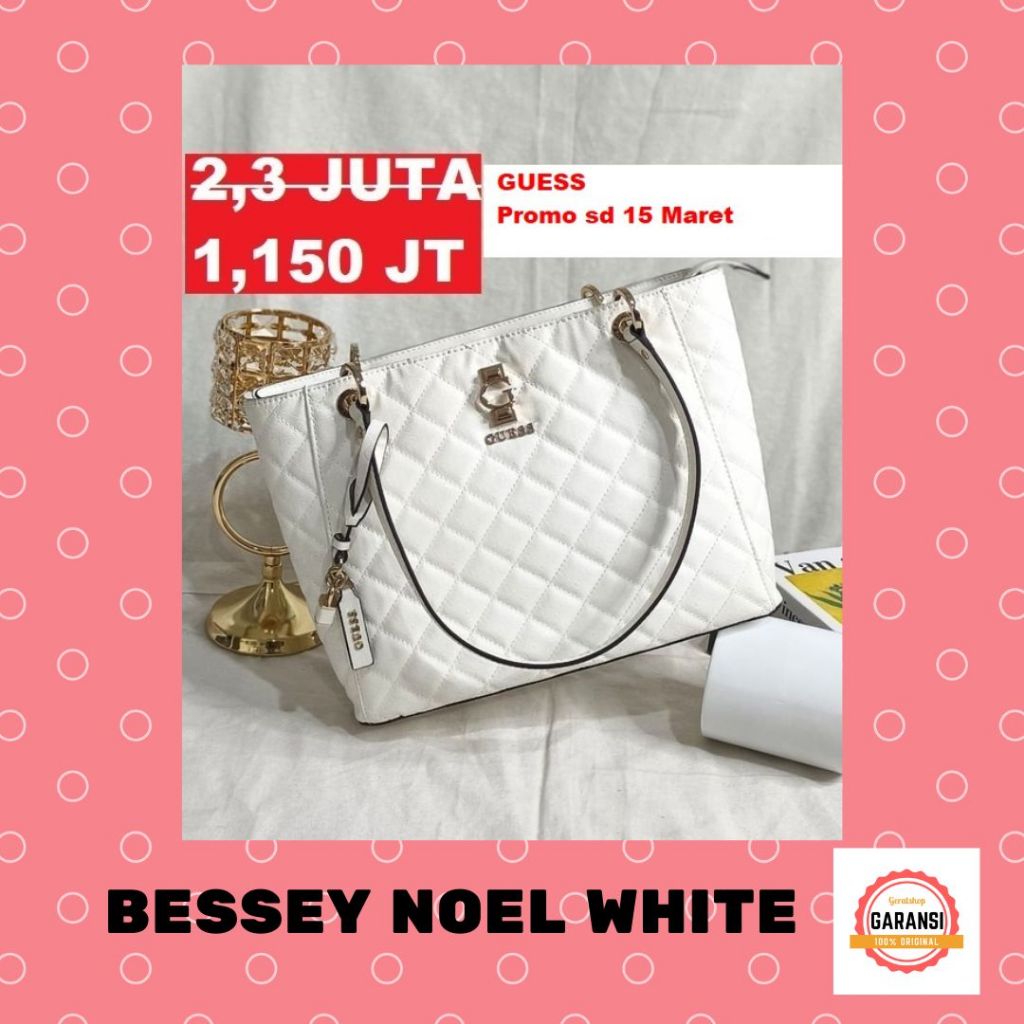 Tas Guess seri BESSEY NOEL tote bag 100% Original Store