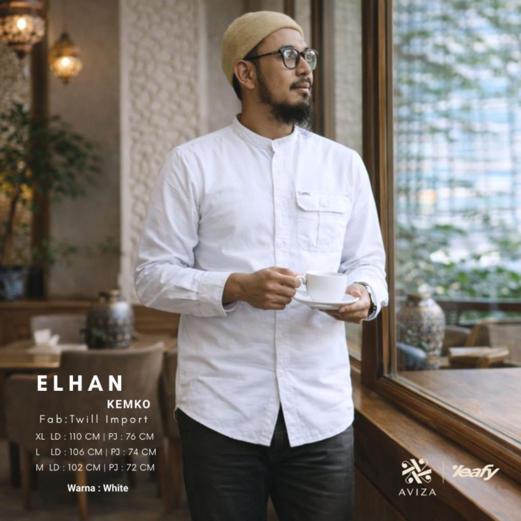 Koko kemeja Elhan kemko original by Leafy