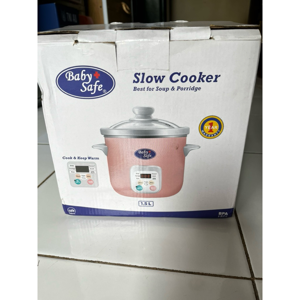 PRELOVED slowcooker babysafe
