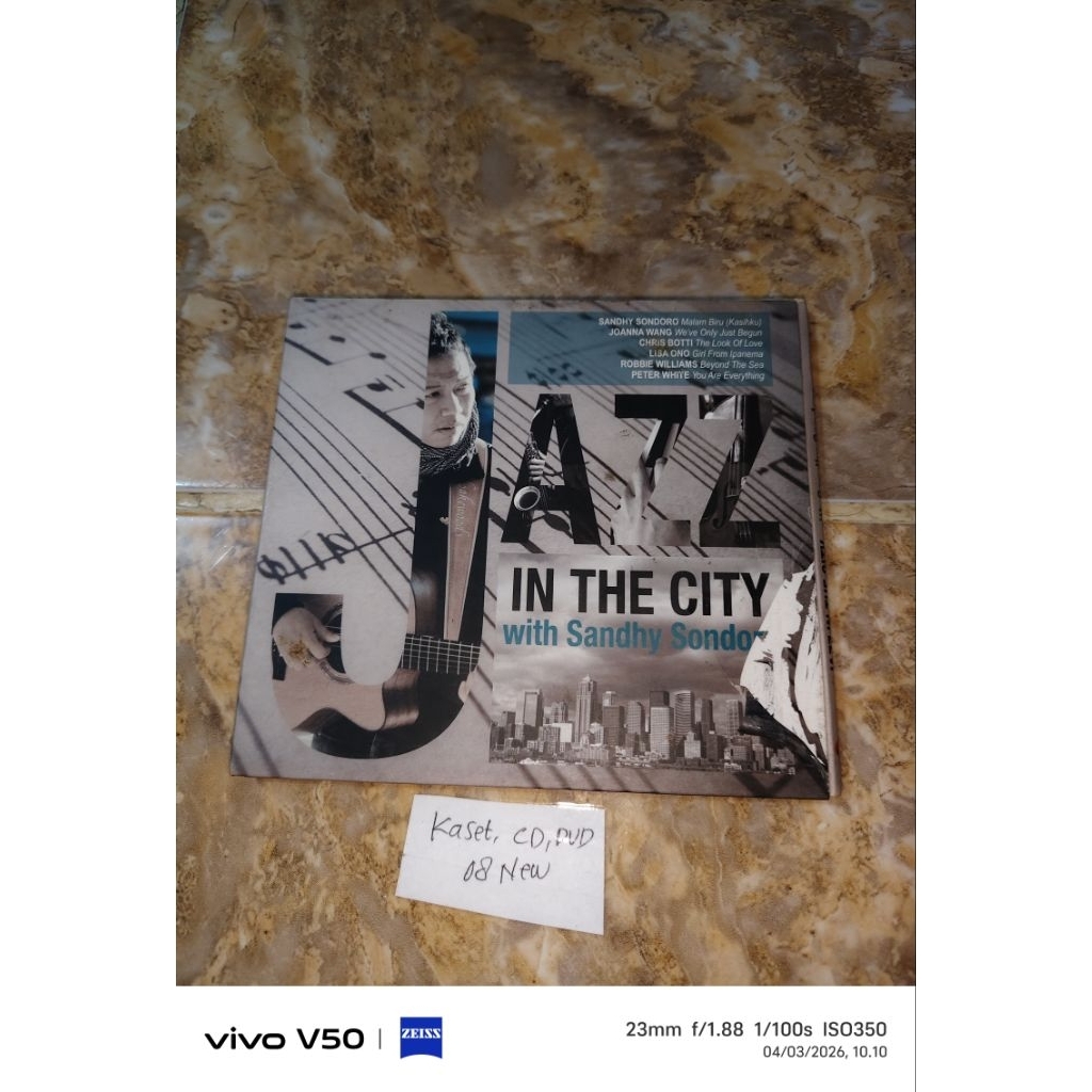 Kaset CD JAZZ IN THE CITY - With Sandhy Sondoro
