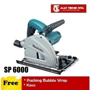MAKITA SP6000 mesin potong kayu besi gypsum SP 6000 plunge cut circular saw