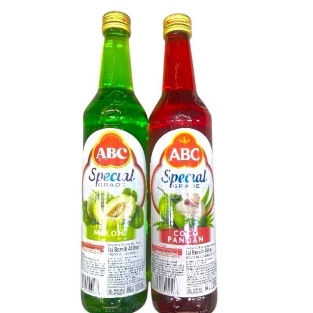 ABC sirup special grade cocopandan & melon