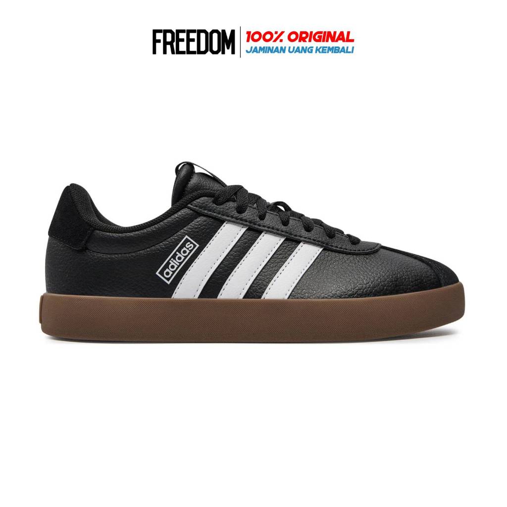 VL Court 3.0 Black White Gum ORIGINAL RESMI Sepatu Wanita ID8796