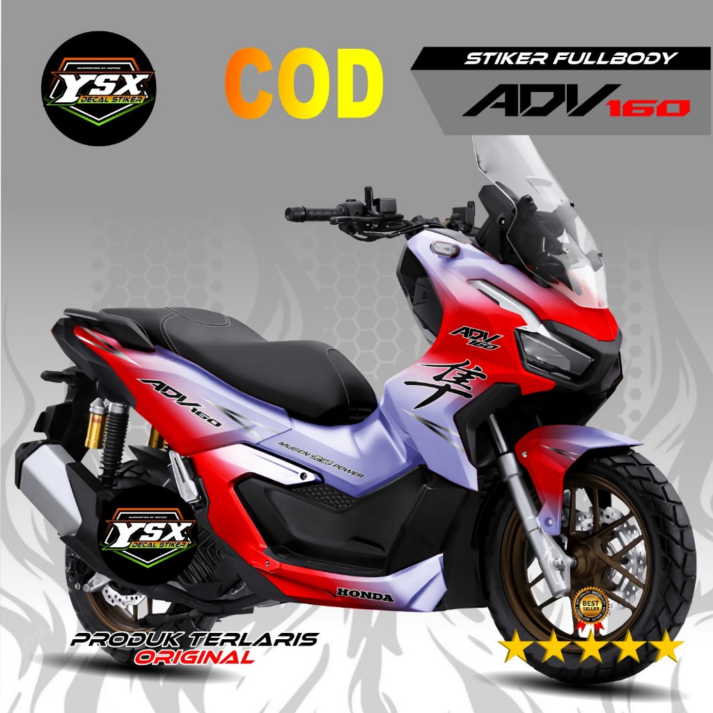 Sticker Decal ADV 160 Full Body Custom Fit For New ADV 160 Dekal Stiker Adv 160 Model Bunglon 2