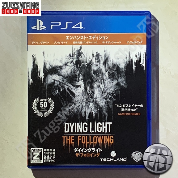 DYING LIGHT THE FOLLOWING ENHANCED EDITION kaset game bd ps4 ps 4 playstation 2nd bekas used second 