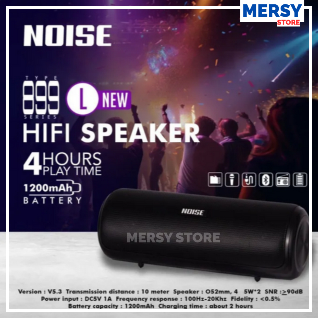 Speaker Bluetooth Noise 899L Wireless 2 Inch 5W 1200mAh 20 Meter V5.3