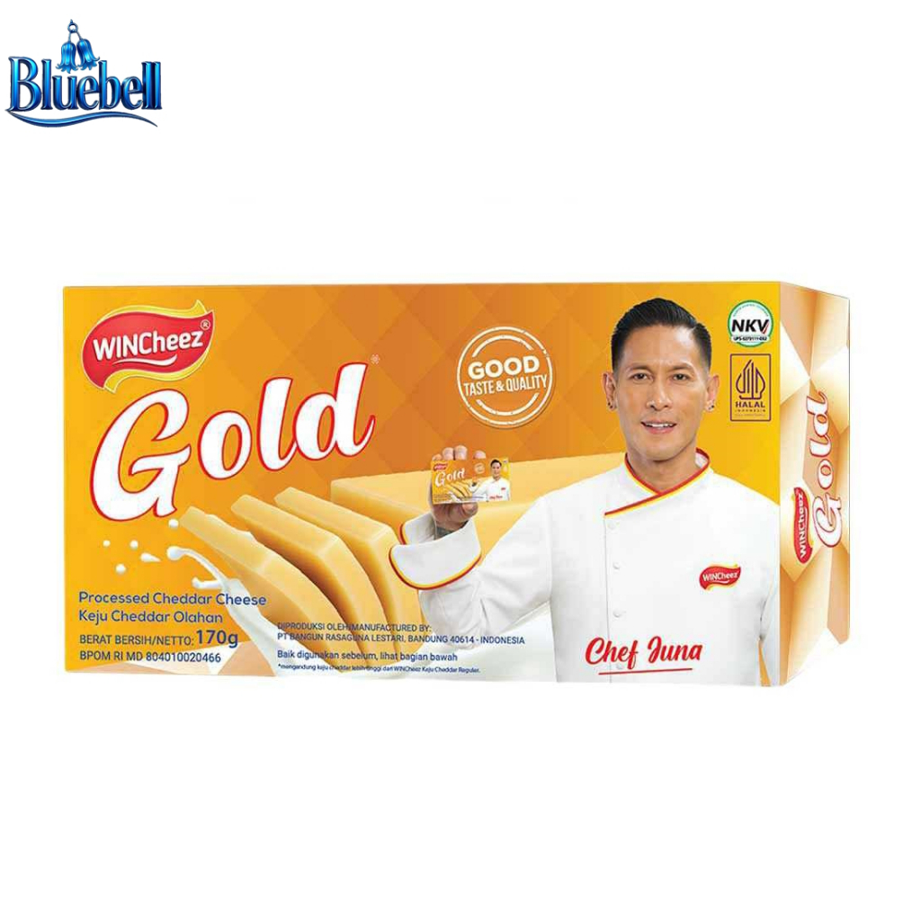 Keju WINCheez Gold 170g Keju Cheddar Balok
