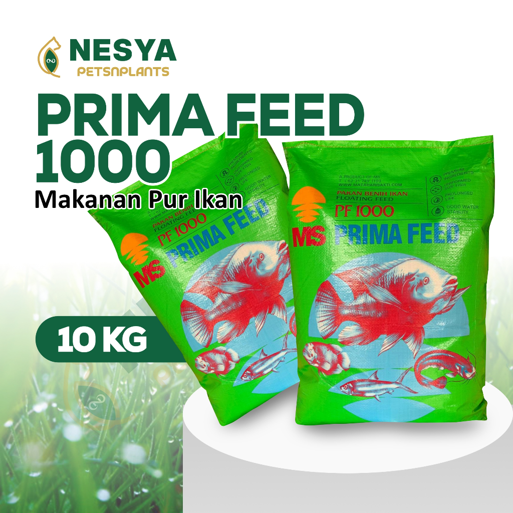 PF 1000 kemasan KARUNG/ZAK 10KG  Pelet Benih Ikan