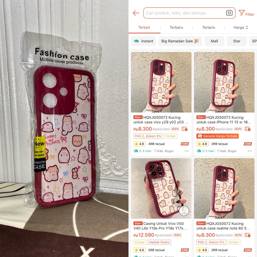 [New] Lelang Case HP Random 10k 3pcs | Beli Satuan 5k