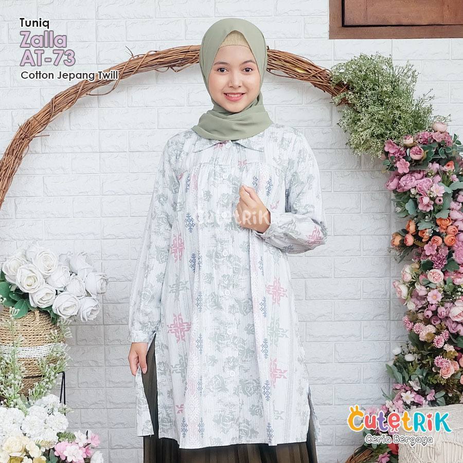 CUTETRIK ATASAN  LONG TUNIK KATUN ANAK PEREMPUAN DAN REMAJA 10  15 tahun TANGGUNG TERBARU