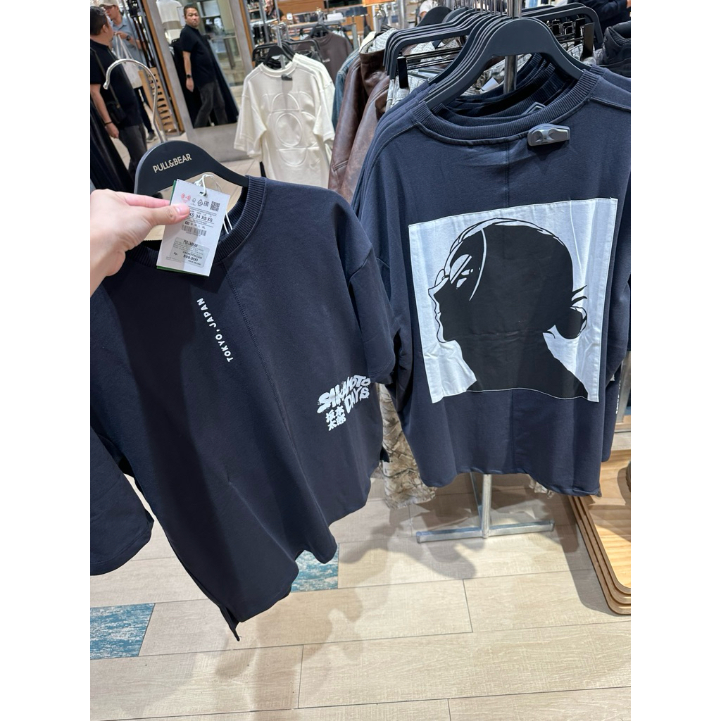 Kaos Cowok Pull and bear