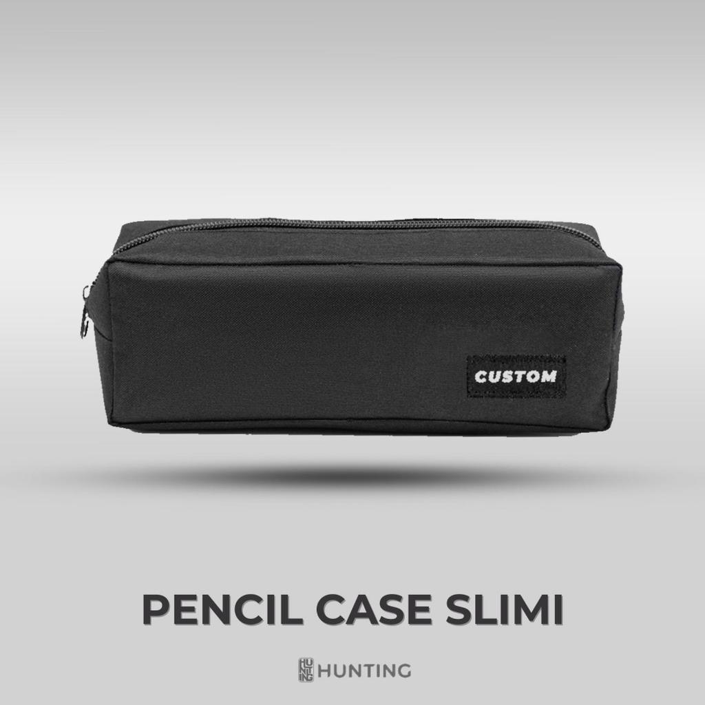 PENCIL CASE CUSTOM SLIMI HUNTING TEMPAT PENSIL ATK GROSIR Tempat Alat Tulis Sekolah Custom Logo Merc