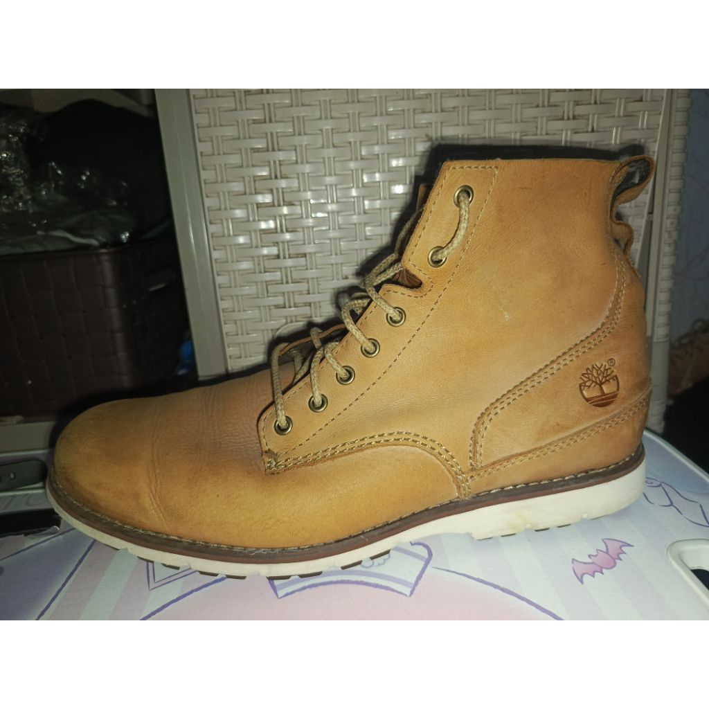size 43,. sepatu boot Timberland original second bahan kulit mantul