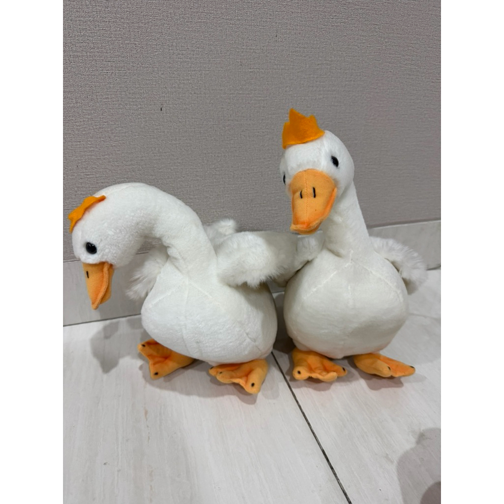 boneka bebek swan sepasang doll plush