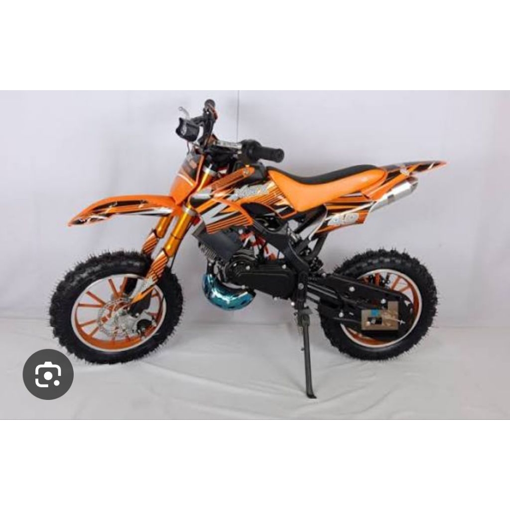 TRAIL MINI ANAK SUDAH STARTER mesin 50cc 2 tak