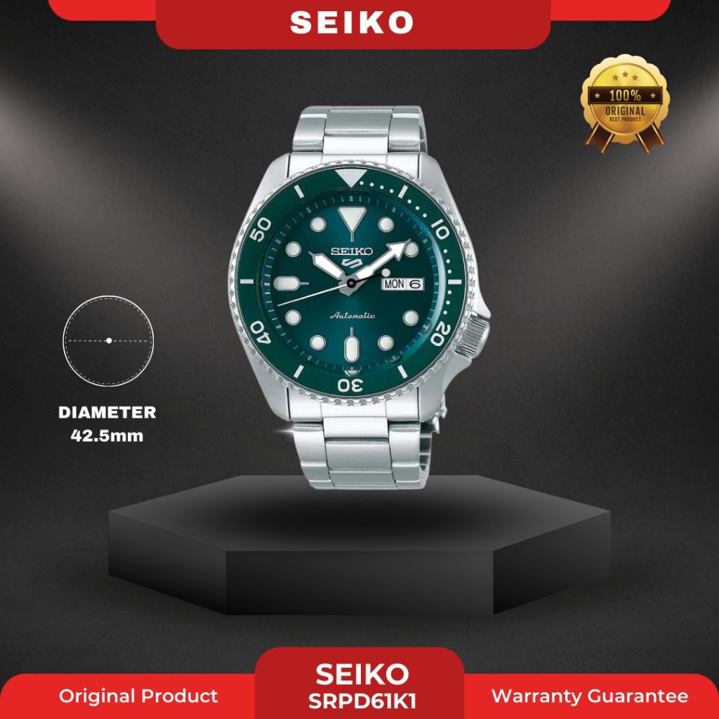 SEIKO SRPD61K1 PRIA ORIGINAL JAM TANGAN COWOK ARLOJI COWOK FASHION