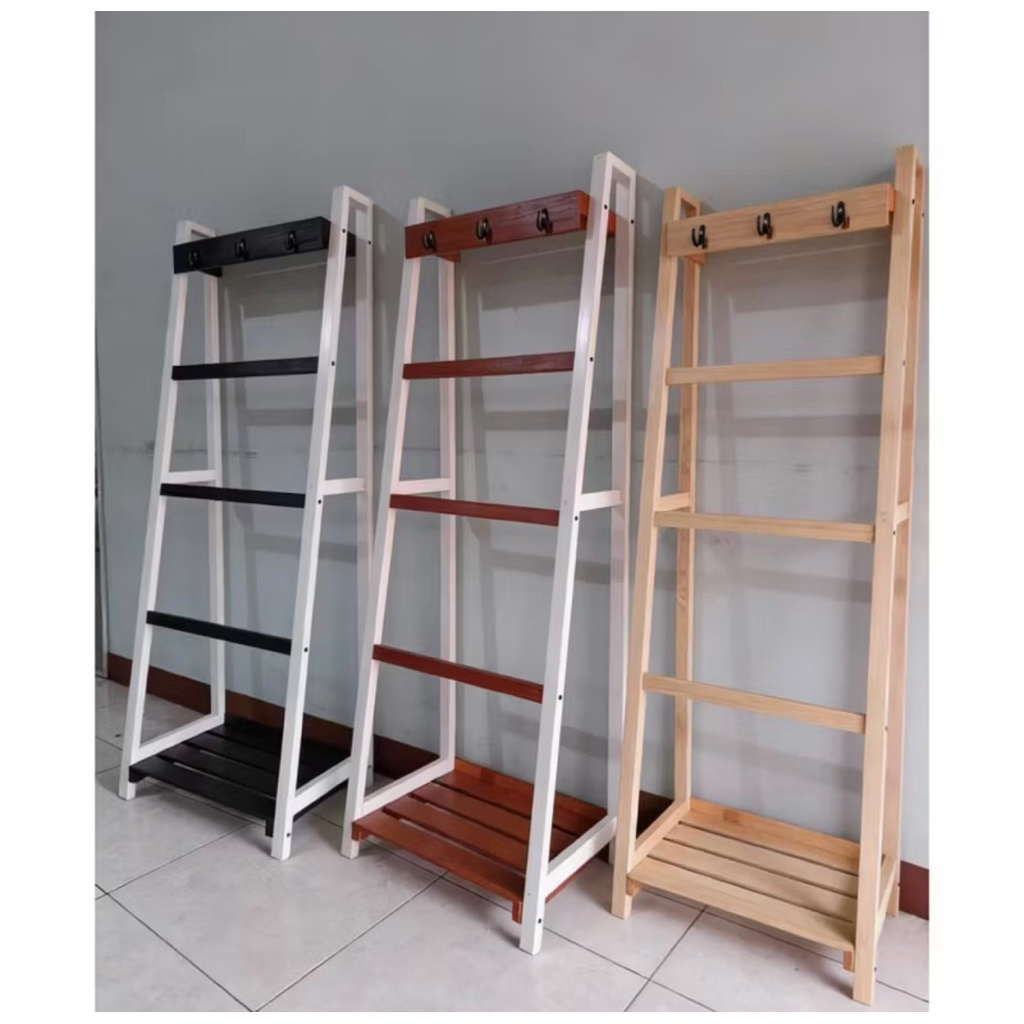 Rak Mukena Rak Sajadah Rak Kayu Estetik