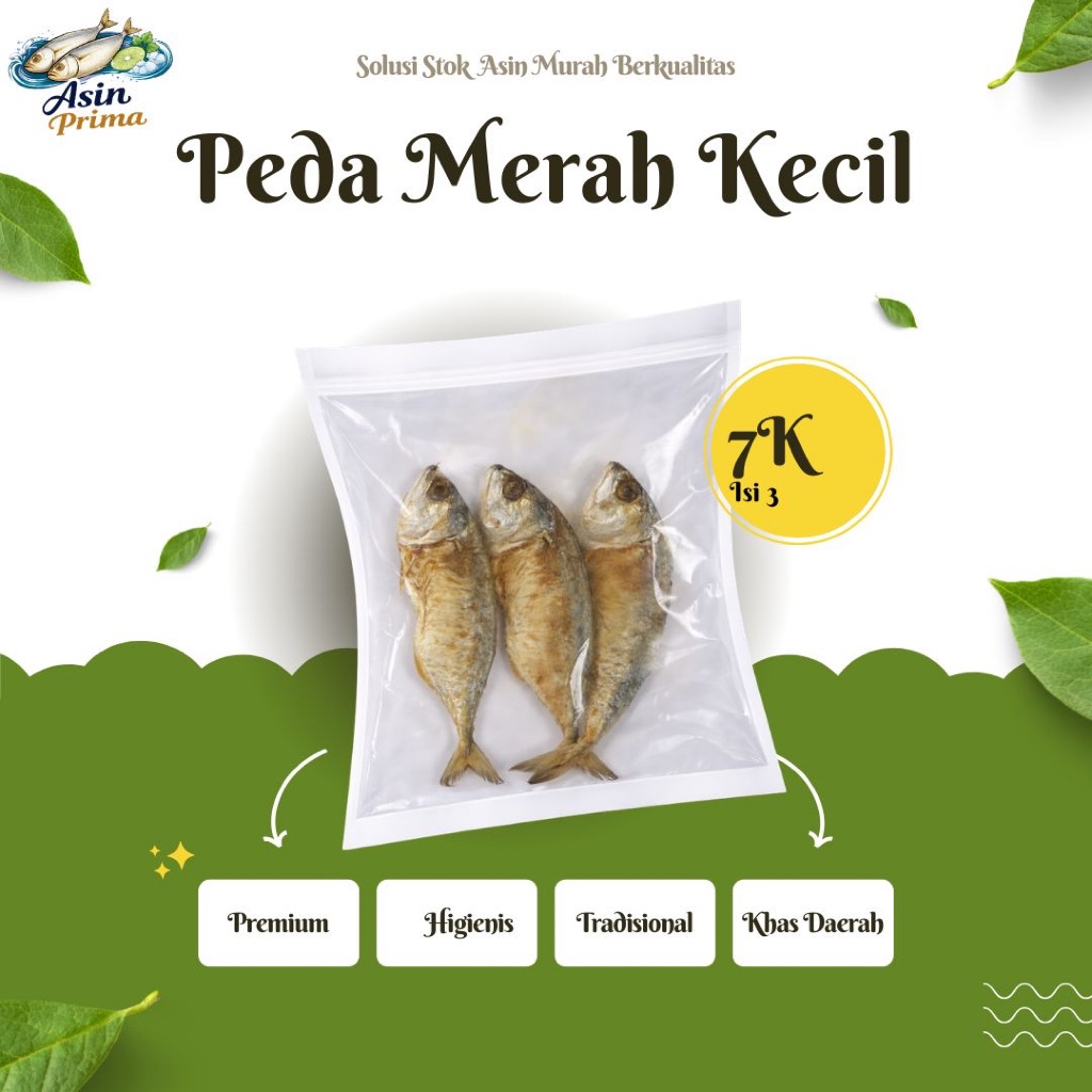 Ikan Asin Peda Merah Kecil