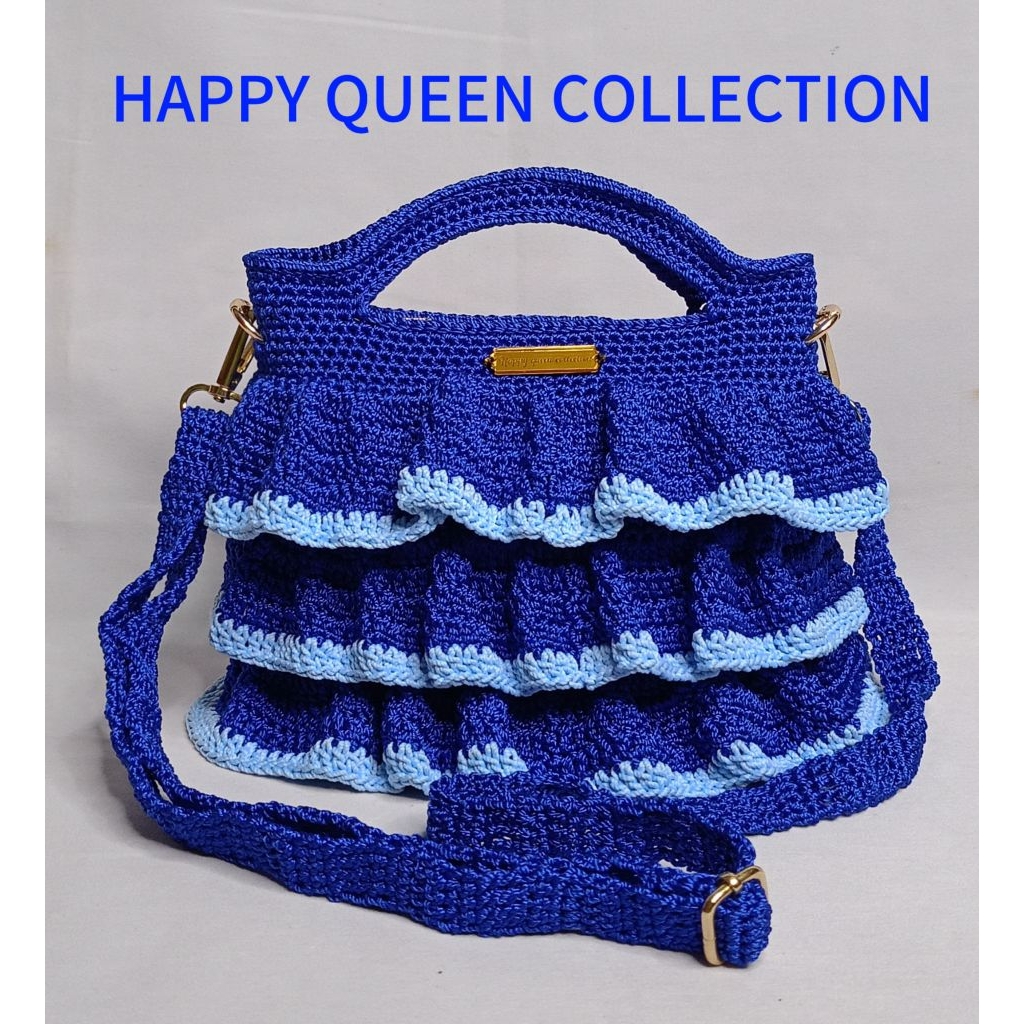 TAS RAJUT SELEMPANG {motif_rumbai}