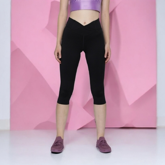 CELANA RUNNING REEBOK SPEEDWICK PP BASIC Capri Women Legging Black Original *LIMITED STOCK
