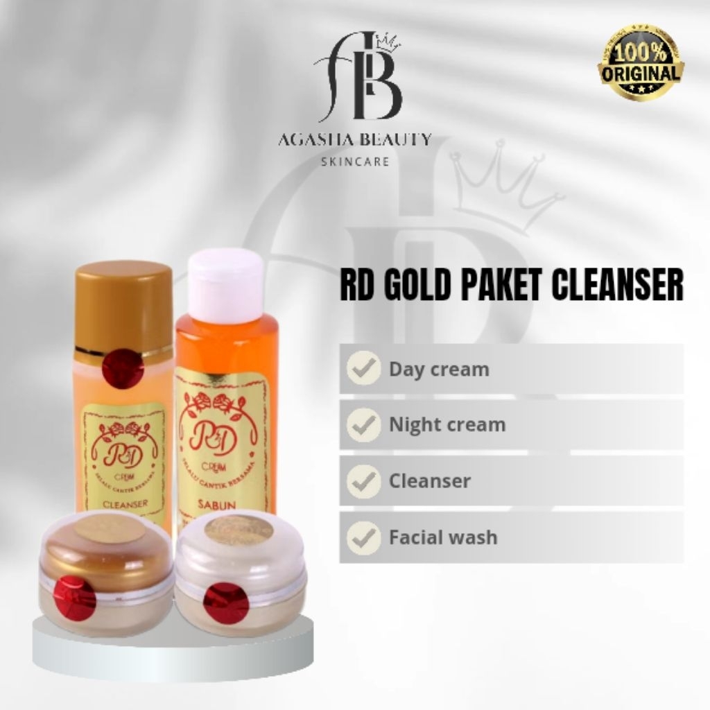 RD GOLD PAKET CLEANSER/PAKET CLEANSER RD 100% ORIGINAL