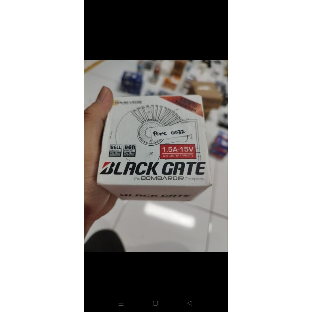 pcmc0032 trafo travo donat toroid toroidal toroit pre amp echo bgr bogor blackgate black gate 15v 15