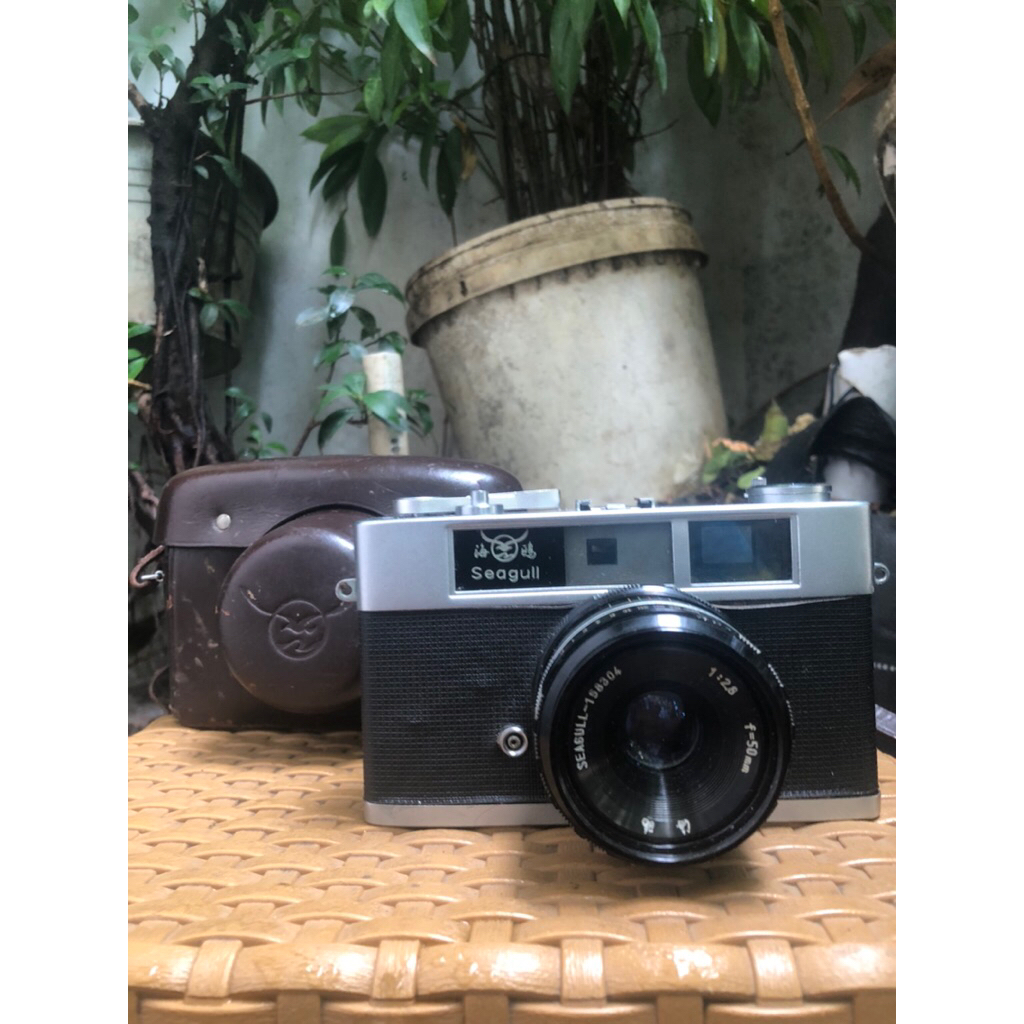 kamera analog film seagull 205 vintahe rangefinder