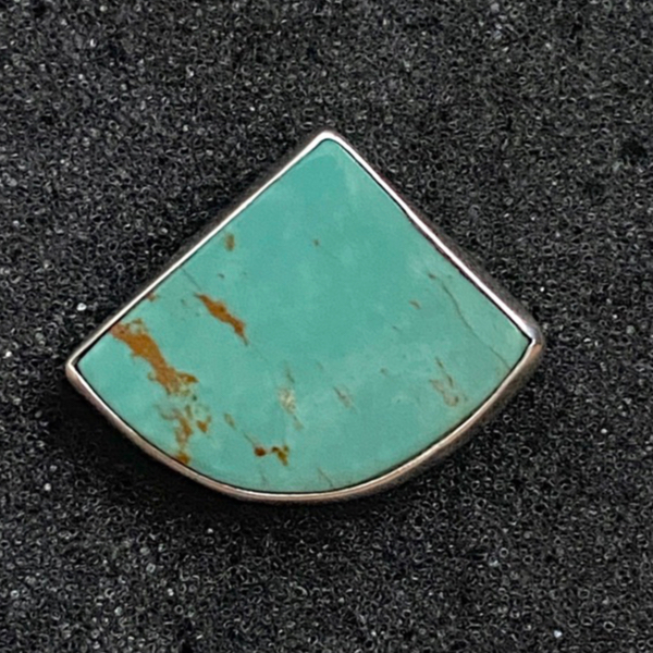 Liontin Perak 1/4 Turquoise Pendant (925 Silver)