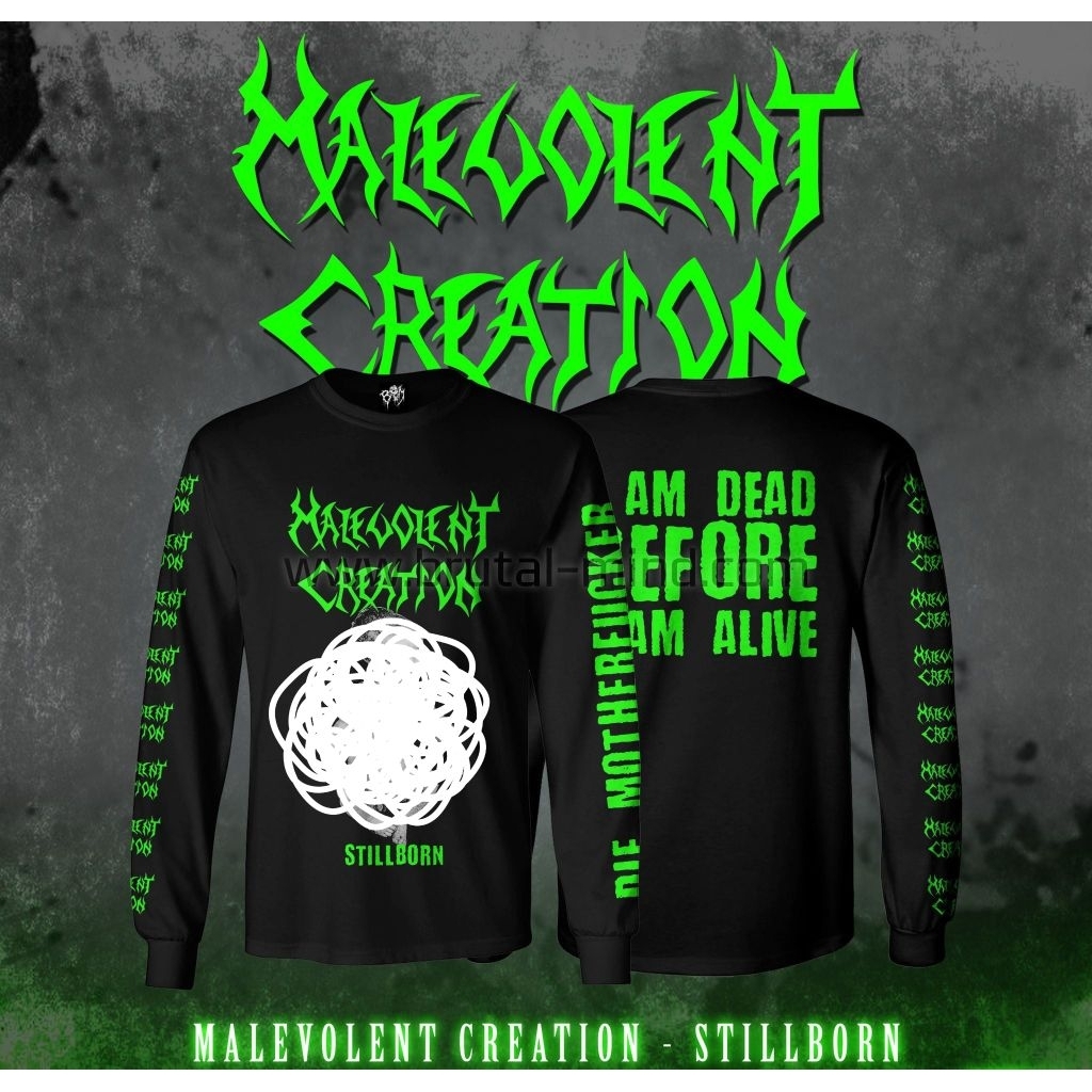 ORIGINAL LONGSLEEVE MALEVOLENT CREATION – Stillborn