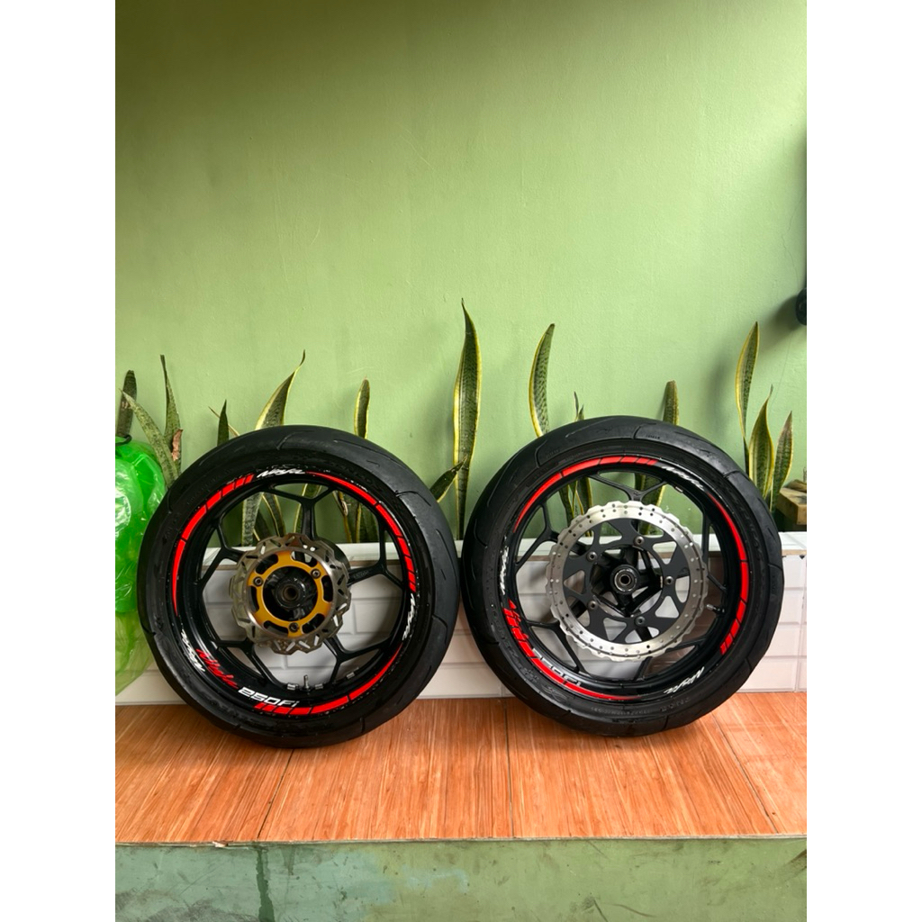 Velg Ninja 250 fi old Original Set Ban Disk