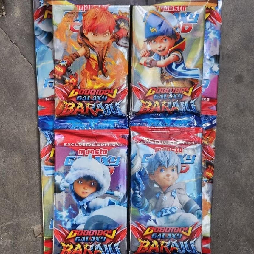 kartu tradingcard DG boboiboy galaxy kartu trading card game