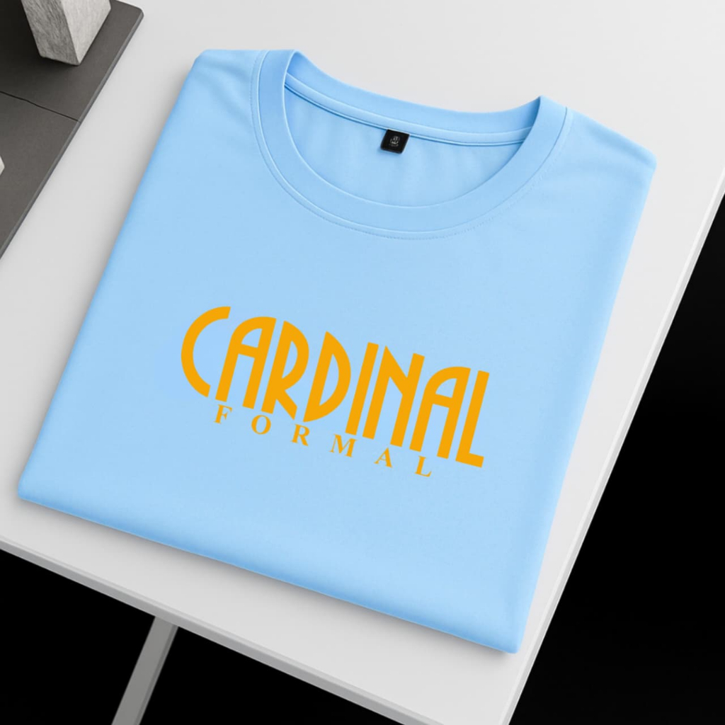 COD Kaos Distro Pria Wanita Cardinal Yellow T-shirt Distro Premium Pria