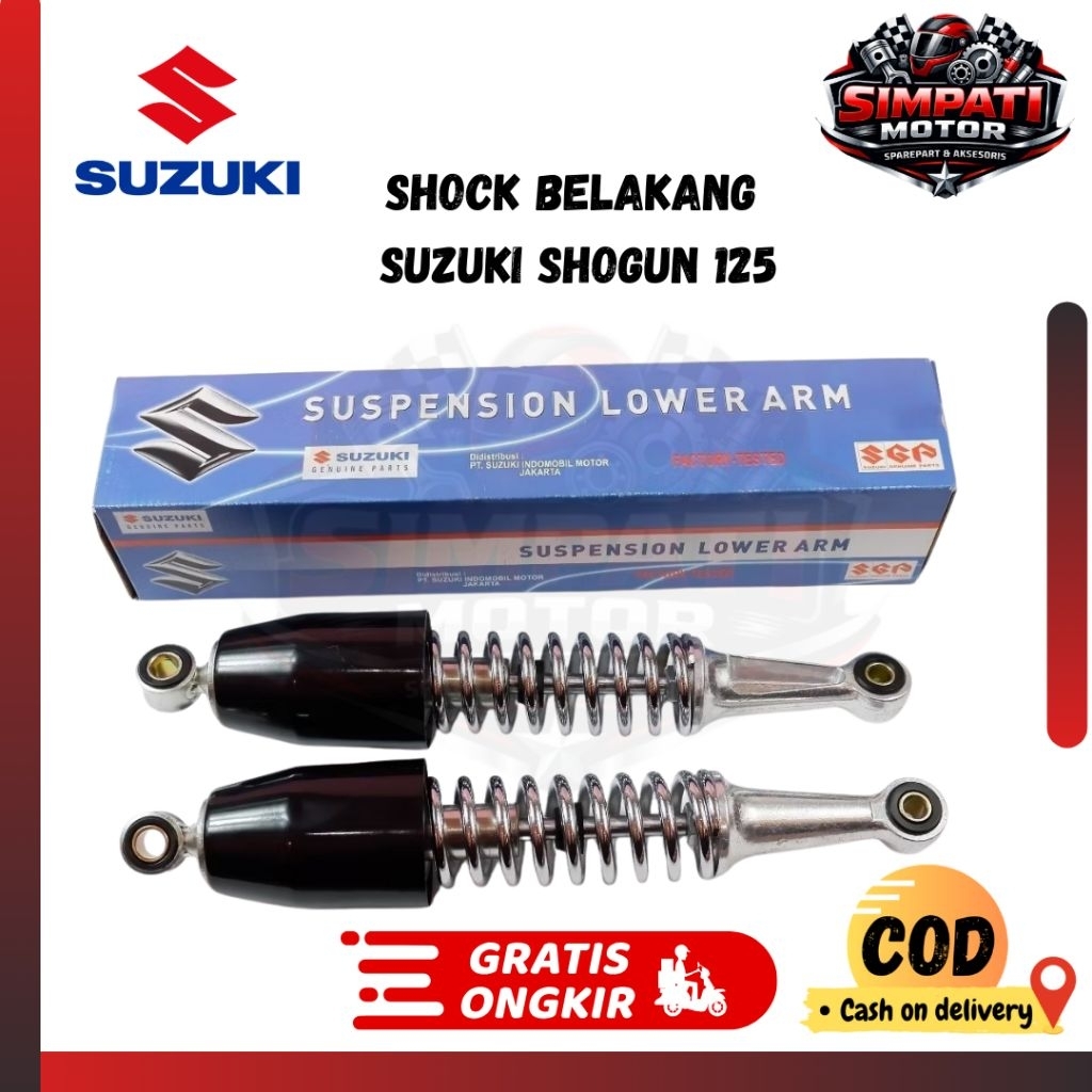 Shock Belakang Shogun 125 - ShockBreaker Motor Suzuki Shogun 125 Original Simpati Motor