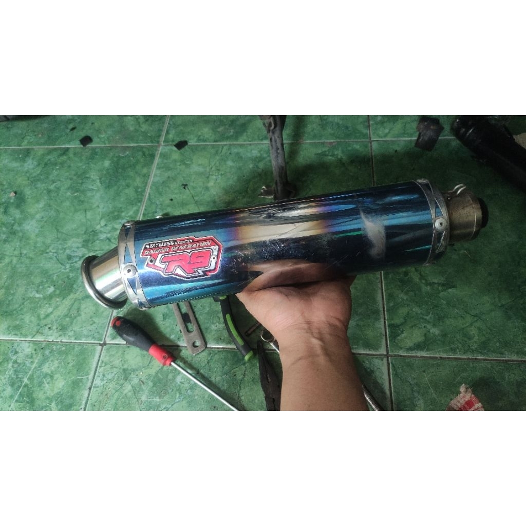 silincer knalpot R9 ori