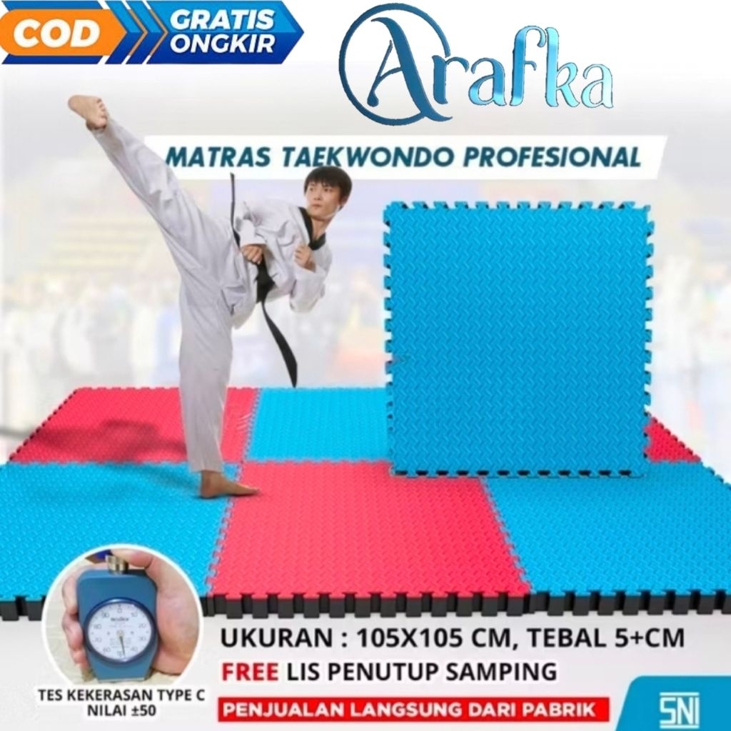 SPEEDS Matras Takewondo Tebal 5cm Matras Evamat Bela Diri Eva Puzzle Silat Karate Mat 034-29