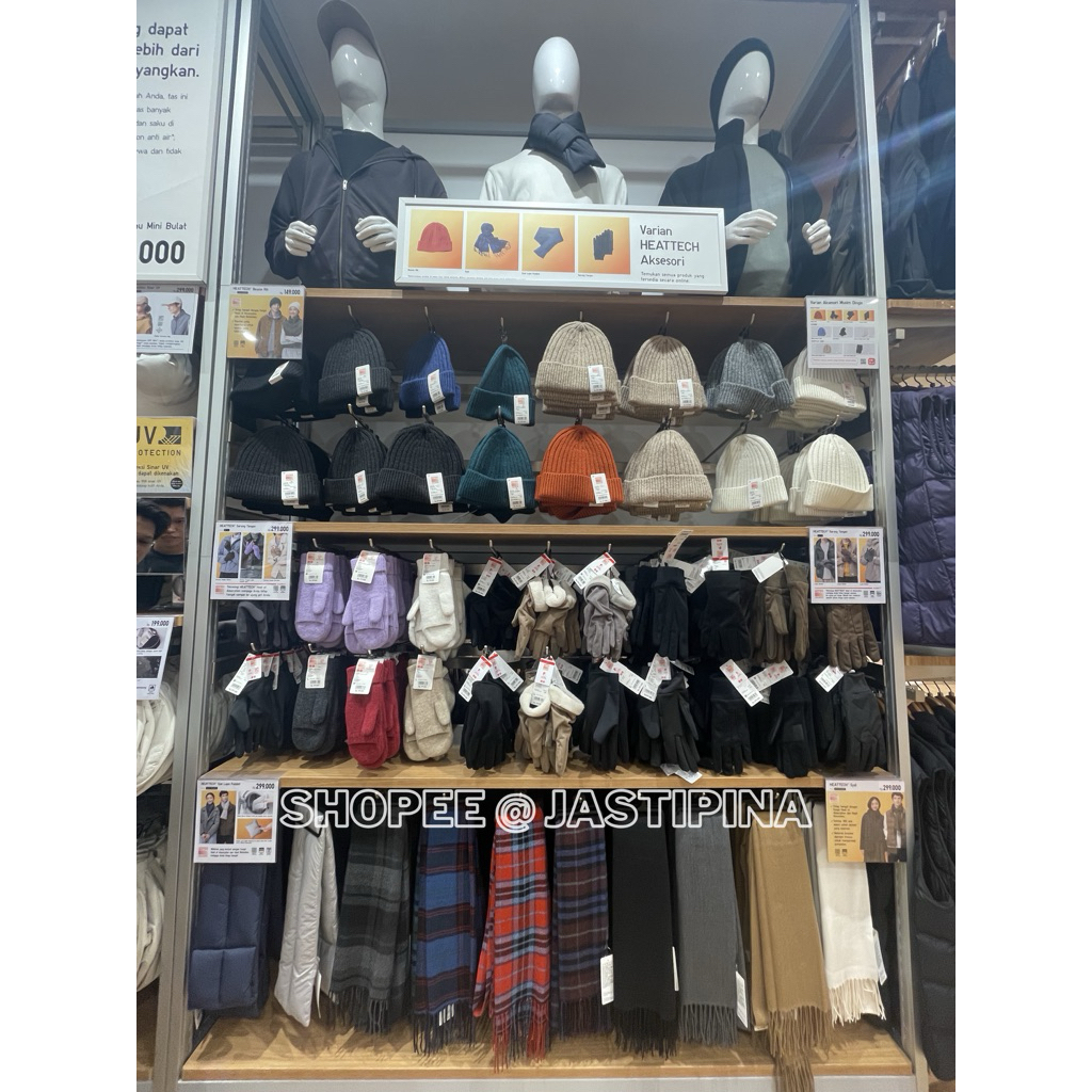 UNIQLO Syal Heattech JASTIP