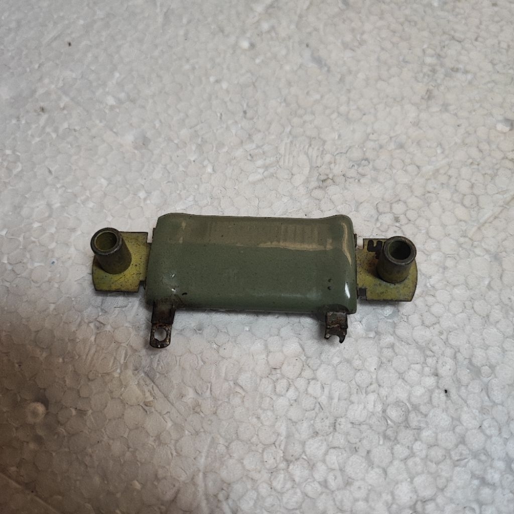 Resistor wirewound 4K ohm 20Watt komplit dudukan